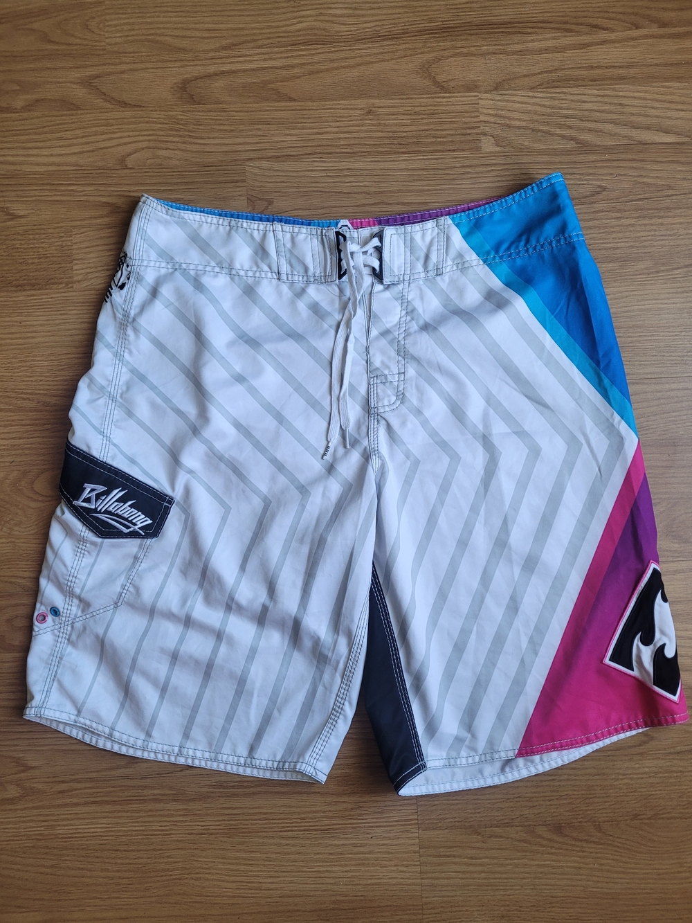 Vintage Billabong Andy Irons Airlite Boardshorts with Waxcomb And Bottle Opener